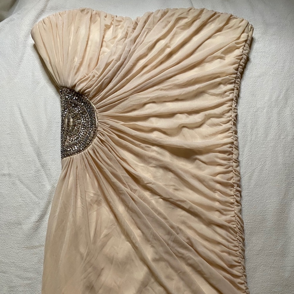 Charlotte Russe Strapless sheath dress XL sparkle